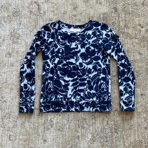 Loft Floral Sweatshirt. Size XXS